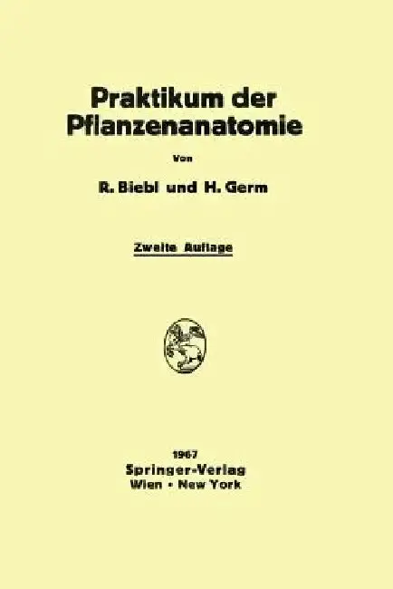 Cover of Praktikum Der Pflanzenanatomie