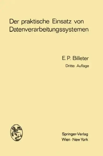 Cover of Der Praktische Einsatz Von Datenverarbeitungssystemen