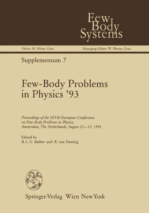 Cover of Few-Body Problems in Physics ’93