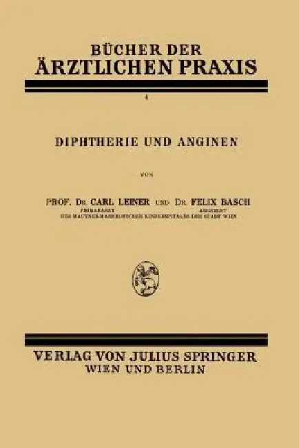Cover of Diphtherie Und Anginen