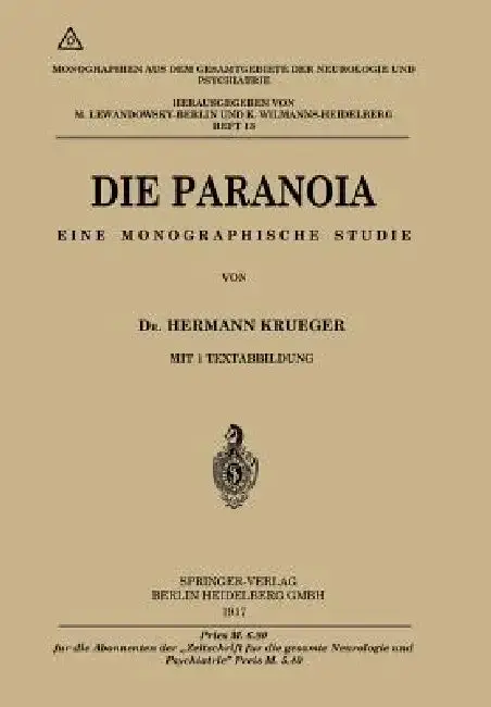 Cover of Die Paranoia