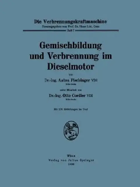 Cover of Gemischbildung Und Verbrennung Im Dieselmotor
