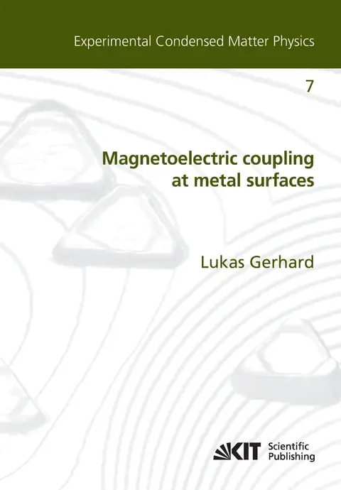 Cover of Magnetoelectric coupling at metal surfaces