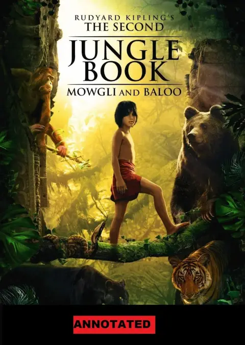 Cover of The Second Jungle Book Annotated
