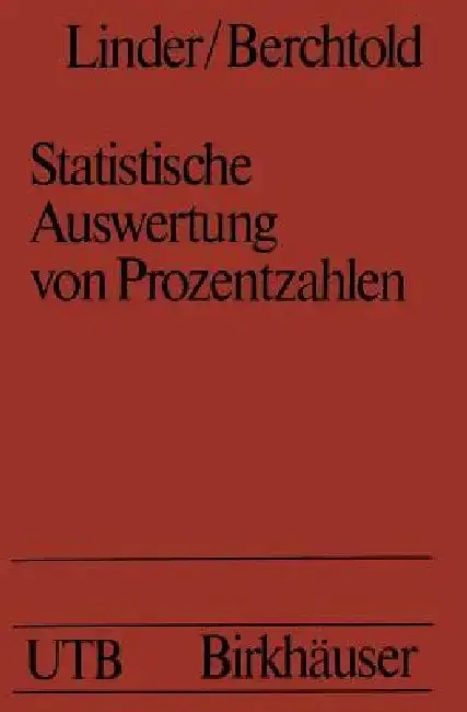 Cover of Statistische Auswertung Von Prozentzahlen