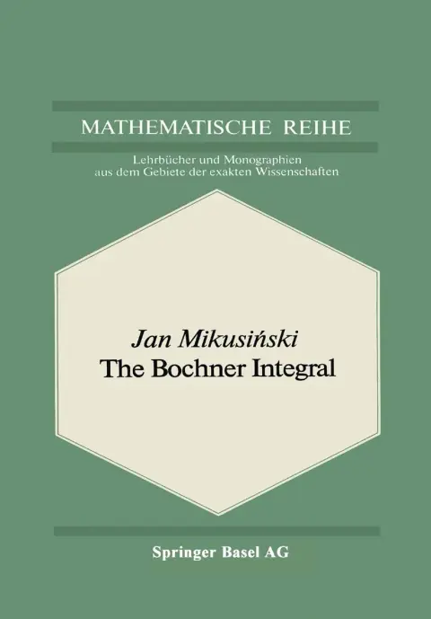 Cover of The Bochner Integral