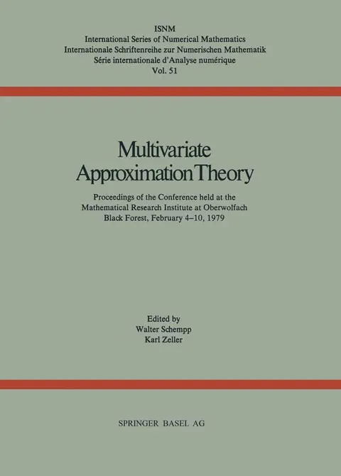 Cover of Multivariate Approximation Theory