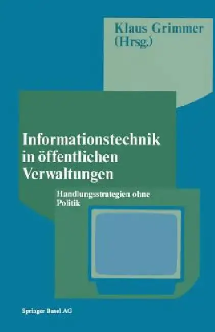 Cover of Informationstechnik in Öffentlichen Verwaltungen