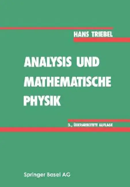 Cover of Analysis Und Mathematische Physik