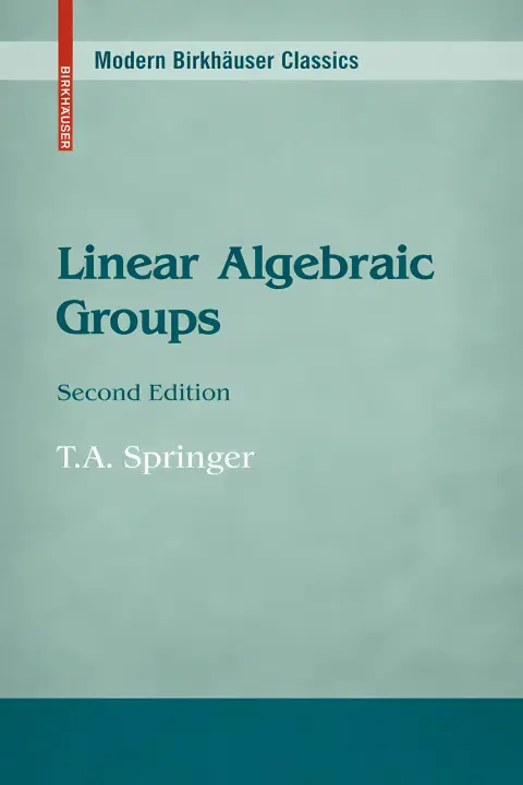 Cover of Linear algebraic groups 2nd ed