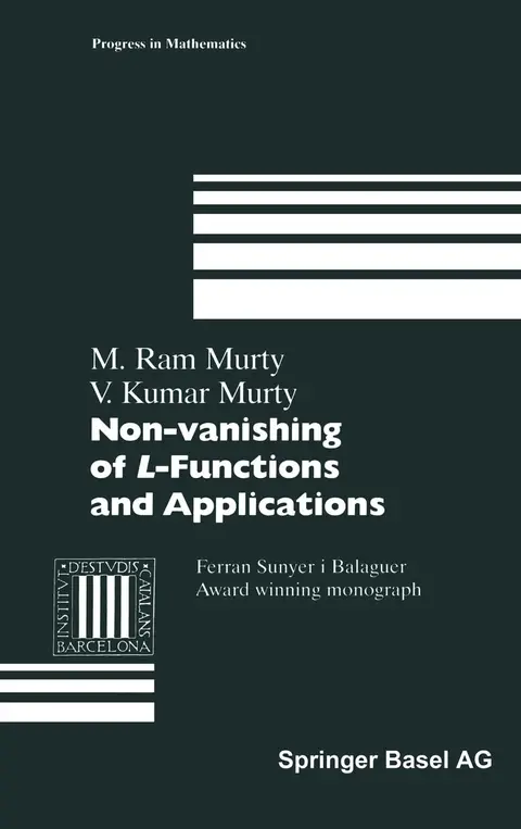 Cover of Non-Vanishing of L-Functions and Applications