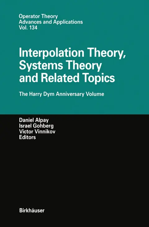 Cover of Interpolation Theory, Systems Theory and Related Topics