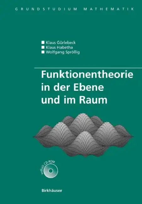 Cover of Funktionentheorie in Der Ebene Und Im Raum [With CDROM]
