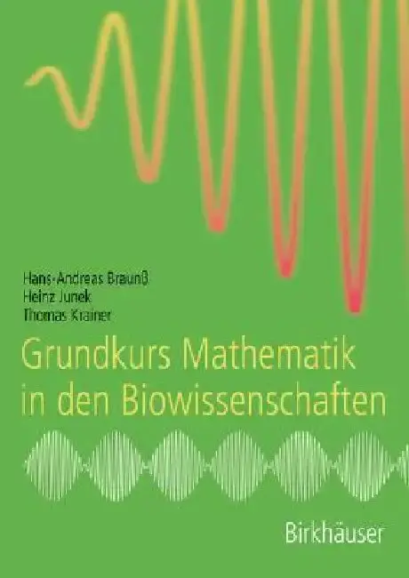 Cover of Grundkurs Mathematik in Den Biowissenschaften