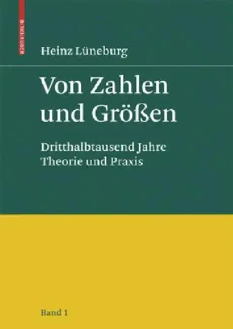 Cover of Von Zahlen Und Größen