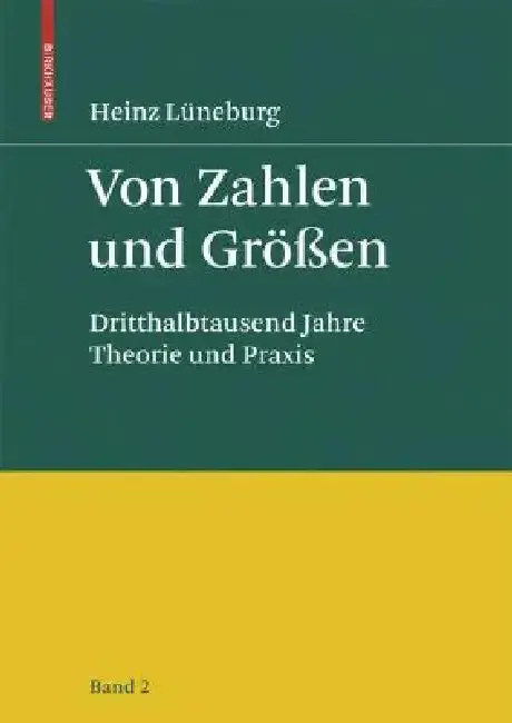 Cover of Von Zahlen Und Größen