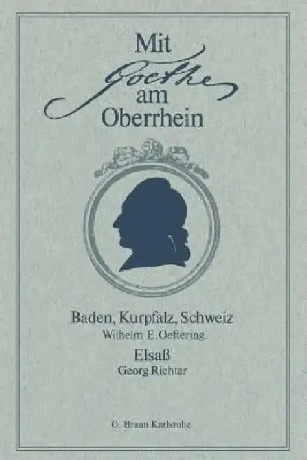 Cover of Mit Goethe Am Oberrhein