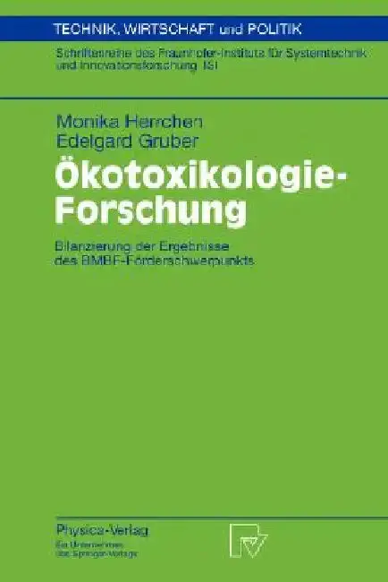 Cover of Ökotoxikologie-Forschung