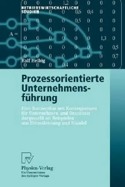 Cover of Prozessorientierte Unternehmensführung