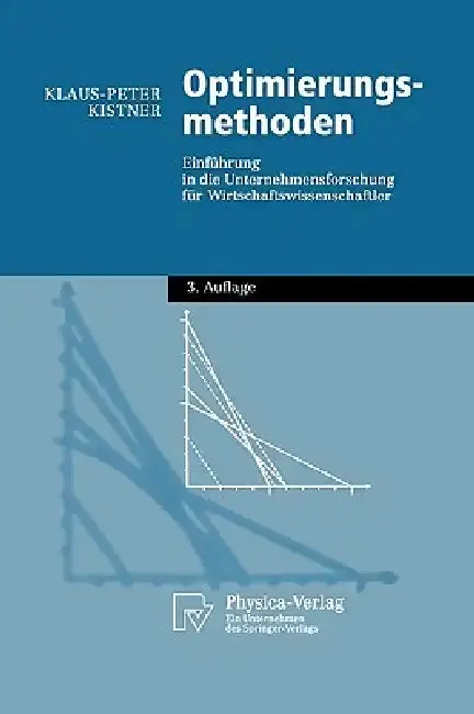 Cover of Optimierungsmethoden