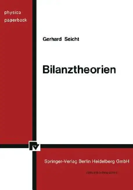 Cover of Bilanztheorien