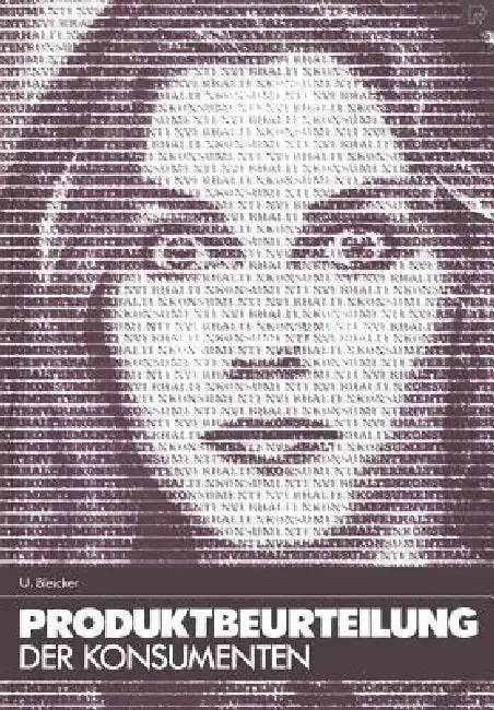 Cover of Produktbeurteilung Der Konsumenten
