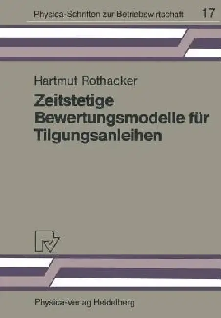 Cover of Zeitstetige Bewertungsmodelle Für Tilgungsanleihen