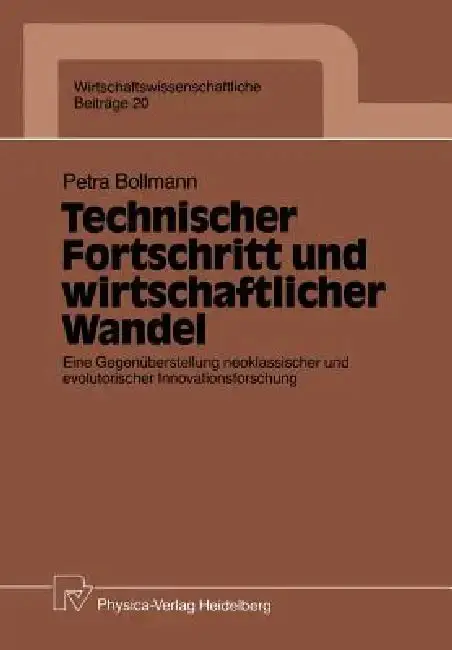 Cover of Technischer Fortschritt Und Wirtschaftlicher Wandel