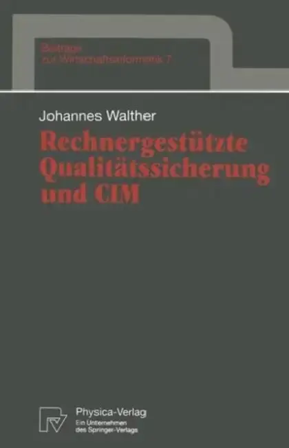 Cover of Rechnergestützte Qualitätssicherung Und CIM