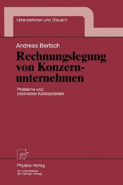 Cover of Rechnungslegung Von Konzernunternehmen