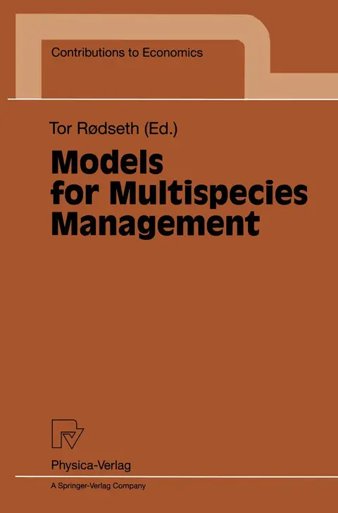 Cover of Models for Multispecies Management