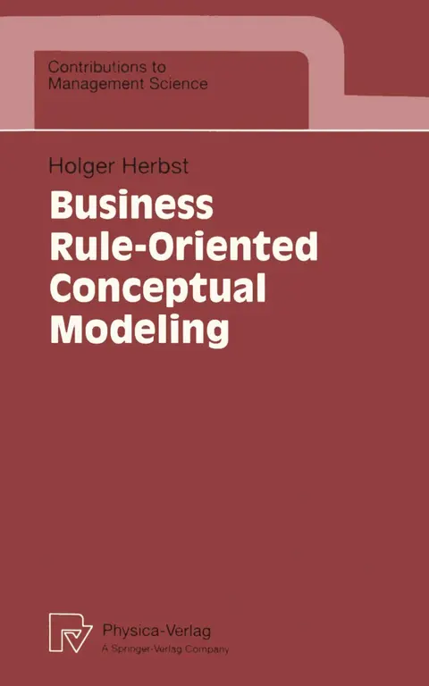 Cover of Business Rule-Oriented Conceptual Modeling