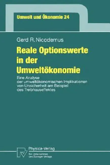 Cover of Reale Optionswerte in Der Umweltökonomie