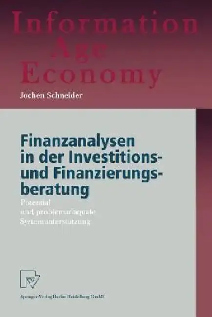 Cover of Finanzanalysen in Der Investitions- Und Finanzierungsberatung
