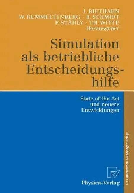 Cover of Simulation ALS Betriebliche Entscheidungshilfe