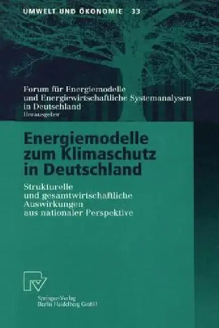 Cover of Energiemodelle Zum Klimaschutz in Deutschland