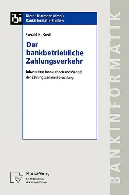 Cover of Der Bankbetriebliche Zahlungsverkehr