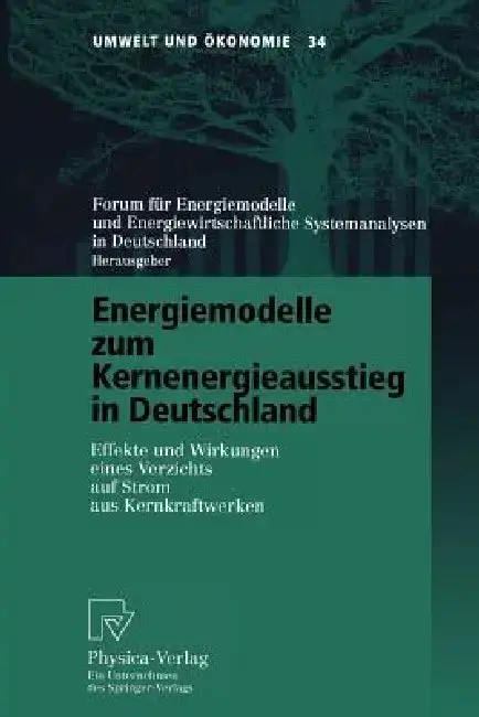 Cover of Energiemodelle Zum Kernenergieausstieg in Deutschland