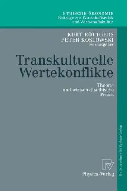 Cover of Transkulturelle Wertekonflikte