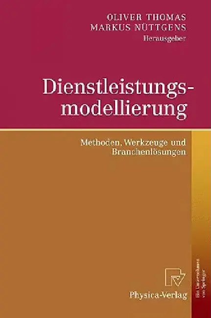 Cover of Dienstleistungsmodellierung