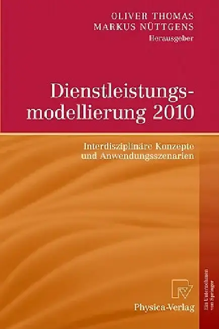 Cover of Dienstleistungsmodellierung 2010