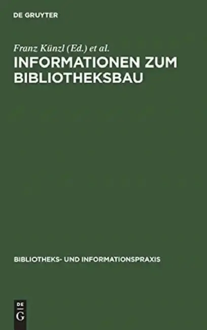 Cover of Informationen zum Bibliotheksbau