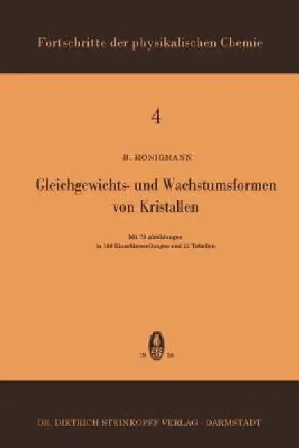 Cover of Gleichgewichts- Und Wachstumsformen Von Kristallen