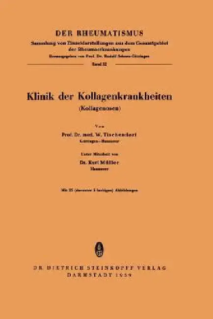 Cover of Klinik Der Kollagenkrankheiten (Kollagenosen)