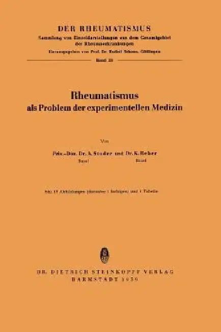 Cover of Rheumatismus
