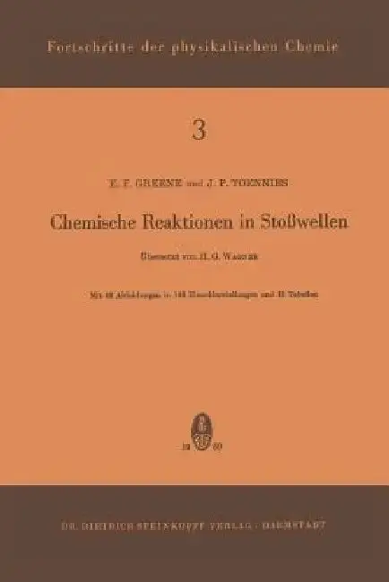 Cover of Chemische Reaktionen in Stosswellen