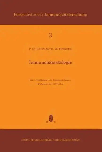 Cover of Immunohämatologie