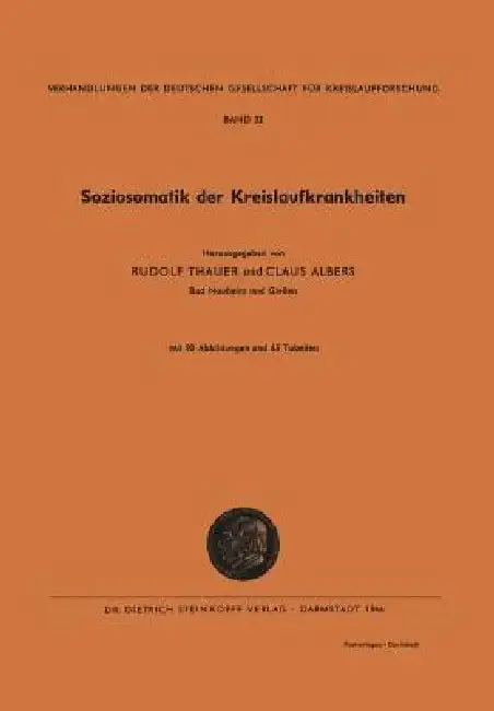 Cover of Soziosomatik Der Kreislaufkrankheiten