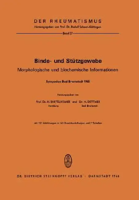 Cover of Binde- Und Stützgewebe