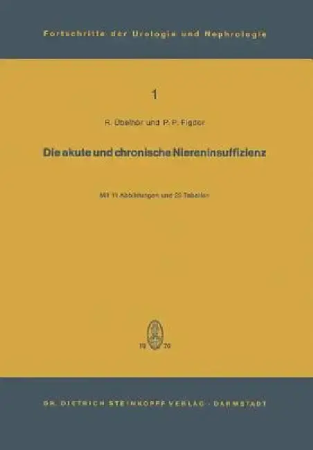 Cover of Die Akute Und Chronische Niereninsuffizienz